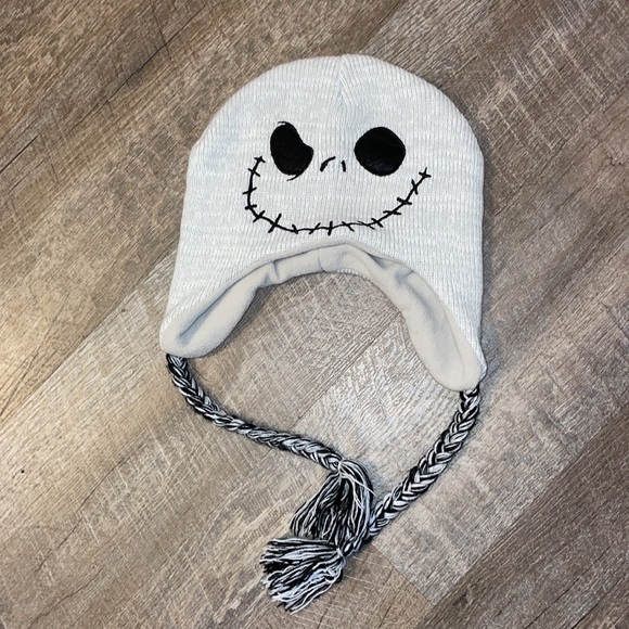 Disney Nightmare Before Christmas Jack Skellington Beanie Knit Hat OS - Picture 1 of 12
